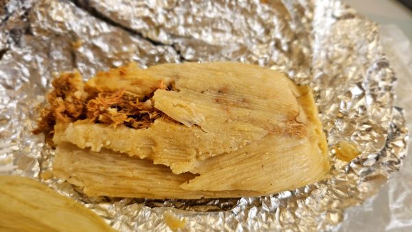 Tomasita's Tamales signature dishes Pork TamaleChicken Tamale